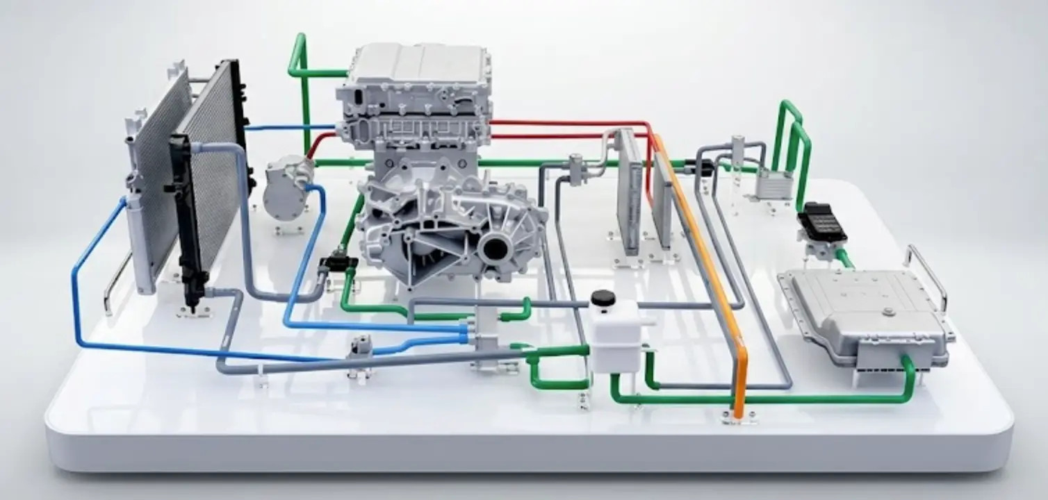 Tepelné čerpadlo v elektromobile